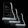 Custom Stepped Labrador Award - Budget-Friendly Elegant Corporate Recognition