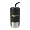 Custom Branded Lagom Insulated Tumbler with Straw - 16oz