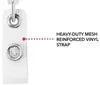 Large Antimicrobial Retractable ID Badge Reel (4 Shapes, 360º Swivel Clip)