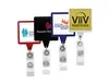 Large Antimicrobial Retractable ID Badge Reel (4 Shapes, 360º Swivel Clip)