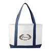 Custom Large Canvas Boat Tote Bag