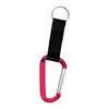 Custom Large Carabiner Key Ring with Nylon Strap