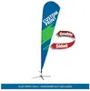 Large Custom Teardrop Sail Sign Flag Double-Sided