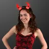 Large Devil Horns Light Up Headbands