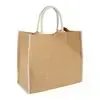 Custom Large Jute Tote with Logo
