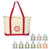 Large Heavy Cotton Canvas Boat Tote Bag