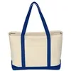 Large Starboard Cotton Canvas Tote Bag With Tackle Twill Patch