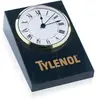 Promotional Large Black Marble Clock with Quartz Timepiece