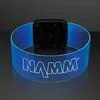 Laser Engraved - Cosmic Blue LED Magnetic Clasp Bracelets