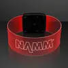 Laser Engraved - Cosmic Red LED Magnetic Clasp Bracelets