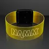 Laser Engraved - Cosmic Yellow LED Magnetic Clasp Bracelets