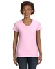 LAT Ladies' V-Neck Fine Jersey T-Shirt