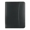 Leather Look Zippered Portfolio w/ Calculator