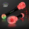 LED Crystal Skull Toy Wands with Sound