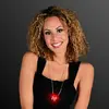 LED Red Heart Light Necklace