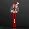 LED Santa Claus Spinning Light Wand