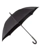 Leeman Executive Umbrella With Curved Faux Leather Handle