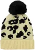 Custom Leopard Print Pom Beanie