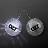 Light Projecting Disco Ball Earrings, 1 Pair