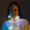 Light Projecting Disco Ball Earrings, 1 Pair