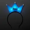 Light Up Blue Crown Tiara Princess Headband