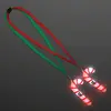 Light Up Candy Cane Necklaces