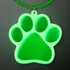 Light Up Paw Print Necklace