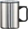 14oz. Insulated Stainless Steel Double Wall Camping Mug with Handle - BPA Free