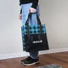 Lumberjack Plaid Laminated Tote Bag