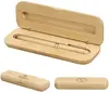 Custom Maplewood Rollerball Pen Gift Set