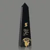 Customized Marble Obelisk Award - High-quality Business Recognition Trophy