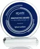 Promotional Custom Crystal Award - Blue Marcelina