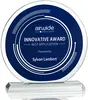 Promotional Custom Crystal Award - Blue Marcelina