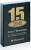 Custom Engraved 3x4 Black Granite Maribel Years of Service Recognition Award