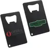 Personalized Matte Black Credit Card Bottle Opener