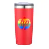 Matte Steel Tumbler with Poly Liner, 20 oz