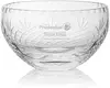 Crystal Custom Medallion Bowl with Front Decoration Panel