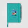 Melville 5.8" x 8.3" RPET Notebook & Zen Pen Gift Set	 - ColorJet
