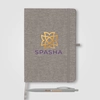 Melville 5.8" x 8.3" RPET Notebook & Zen Pen Gift Set	 - ColorJet