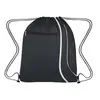 Mesh-Accented Drawstring Knapsack