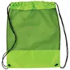 Mesh Panel Drawstring Backpack