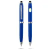 Metallic COB Ballpoint Pen w/ Stylus