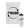 Personalized Microfiber Golf Towel in a Bottle - Custom Logo Sports Kit