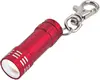 Mini Aluminum LED Flashlight With Key Clip