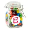 Mini Glass Hinge Top Jar with Sealable Lid