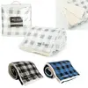 Mink Sherpa Blanket - Plaid