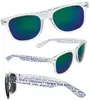 Custom Printed Mirrored Lens Sunglasses