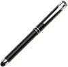 Chrome Trim Metal Pen with Stylus for Custom Imprint