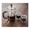 Custom Modena Coffee Press and Double-Wall Glass Set