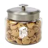 Modern Glass Cookie Jars with Secure Lid